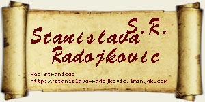 Stanislava Radojković vizit kartica